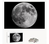 Puzzle 500 Pièces - Terre & Gris - Puzzle en Bois Durable avec Lettres au Dos - Jeu sans Poussière avec Affiche - Modèle pour Collectionneurs et 14 Ans et Plus (52 x 38 cm) P3#662