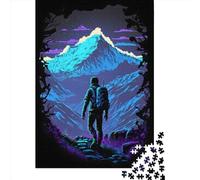 Puzzle 500 pièces « The Mountain Quest » pour Adultes et Puzzle en Bois pour Les Amateurs de Puzzles 500 pièces (52 x 38 cm)