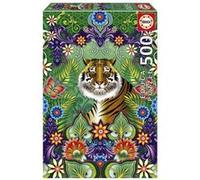 Puzzle 500 pièces : Tigre Du Bengale Educa G
