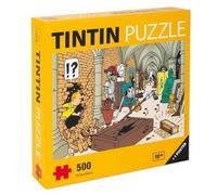 Puzzle 500 pièces Tintin, Le Trésor du Château + Poster 47x33cm (81565)