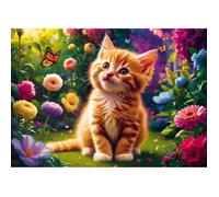 Trefl Puzzle Chat Mignon – 500 pièces – DIY animaux – à partir de 10 ans