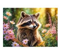 Puzzle 500 pièces : Un explorateur de la forêt