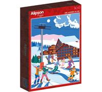 Puzzle 500 pièces une journée au ski