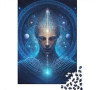 Puzzle 500 pièces Univers Zen Ésotérique pour Adultes et Puzzles en Bois Jeu de Puzzle Éducatif Familial 500 pièces (52x38cm)