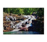 Puzzle 500 pièces, USA, Amérique, Rocky Falls, Missouri, Jeu, œuvre d'art, Souvenir de Voyage, 52 x 38 cm