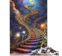 Puzzle 500 pièces « vers Le carré Inconnu » pour Adultes, Puzzles en Bois, Jouets, décoration Murale, Cadeaux de Noël, 500 pièces (52 x 38 cm)