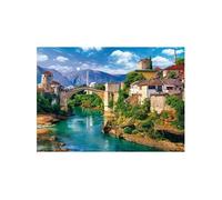 Trefl Puzzle Vieux Pont de Mostar, Bosnie-Herzégovine – 500 pièces Qualité premium, dès 10 ans