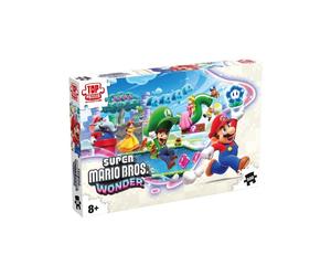 Puzzle 500 pièces Winning Moves Super Mario Bros. Wonder avec poster 1:1 Multicolore