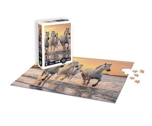Puzzle 500 pièces XL - Chevaux en Camargue, Multicouleurs
