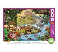EuroGraphics- Noah's Ark Before The Rain by Steve Crisp 300-Piece Puzzle Animal, 6000-0983, Coloris Assortis, 48 x 68 cm