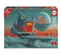 Puzzle 500 pièces XL : PLANÈTE DE FEU ET DE GLACE - XL G
