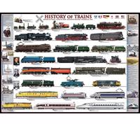 Puzzle 500 pièces XXL Eurographics - Histoire du chemin de fer