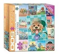 Puzzle 500 pièces XXL Eurographics - Une vie de chien multicolore G