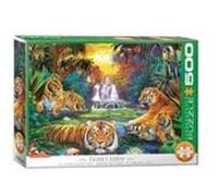 Puzzle 500 pièces XXL - Jan Patrik Krasny : L'Eden du Tigre multicolore G