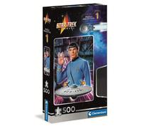 Clementoni - Star Trek - Film Culte - Puzzle de Collection de 500 Pièces - Jeu de Patience et de Réflexion - Format Portrait - Image Net - 49 x 36 Cm - À Partir de 14 Ans