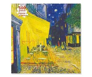 Puzzle 500 Taras kawiarni w nocy Vincent van Gogh Flame Tree