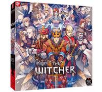 Good Loot – Puzzle The Witcher: Northern Realms – 500 pièces – Illustration officielle – 68×48 cm