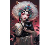 Puzzle 5000 Pièces Adulte Chaton Mignon - Puzzle Classique Grand Format 156x105 cm - Jeu de Patience et d'Adresse en Famille - Idée Cadeau et Magnifique Décoration Murale