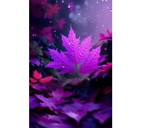 Puzzle 5000 Pièces Adulte Feuille D'Érable Pourpre - Pièces Parfaitement Imbriquées avec Lettres de Tri au Dos - sans Poussière - Grand Format 156x105 cm - Idée Cadeau Seniors