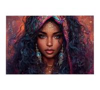 Puzzle 5000 Pièces Adultes, 156.5x105.5cm Puzzle Femme pour Adulte, Puzzles Bois avec Boite, Jeu de Puzzles Classiques Afrique pour Toute la Famille, pour Décoration Maison, Idee Cadeau Femme, -8541