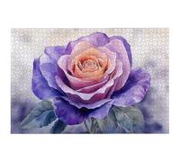 Puzzle 5000 Pièces Adultes, 156.5x105.5cm Puzzle Fleur pour Adulte, Puzzles Bois avec Boite, Jeu de Puzzles Classiques Rose pour Toute la Famille, pour Décoration Maison, Idee Cadeau Femme, -7663
