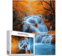 Puzzle 5000 Pièces Adultes, Automne Puzzle Paysage Motif Désign, Grand Bois Jigsaw 156x105cm Débutant Fille éducatif Challenge Toy avec Emballage Cadeau for Decoration Chambre Murale, Cadeau, Model715
