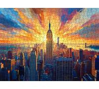Puzzle 5000 Pieces Adultes, Challenge Casse-Tête Difficile, Format 156 x 105 cm, Puzzle Bois Coloré pour Détente, Jeu de Famille, Impossible Classique Jigsaw Puzzles Architecture Dessin animé f0-487