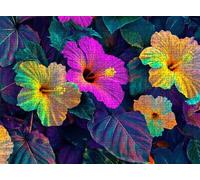 Puzzle 5000 Pieces Adultes, Challenge Casse-Tête Difficile, Format 156 x 105 cm, Puzzle Bois Coloré pour Détente, Jeu de Société Famille, Impossible Classique Jigsaw Puzzles Fleur Usine f0-443