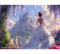 Puzzle 5000 Pieces Adultes, Challenge Casse-Tête Difficile, Format 156 x 105 cm, Puzzle Bois Coloré pour Détente, Jeu de Société Famille, Impossible Classique Jigsaw Puzzles beauté Palais f0-765