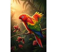 Puzzle 5000 Pieces Adultes Lumière du Soleil, 156x105cm Jigsaw Puzzles Classiques, Puzzle Adulte 5000 pièces Perroquet, Jeu Éducatif et Défi de Concentration, Idée Cadeau Anniversaire