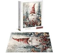 Puzzle 5000 Pièces Adultes Noël, Puzzle 5000 Pièces Parfaitement Imbriquées Lettres au Dos, Nain Jeu éducatif défi Joue Art Puzzles Classiques, pour Adultes et Adolescents Cadeau 156 x 105 cm B-4634