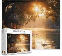Puzzle 5000 Pieces Adultes Paysage Puzzle Bois Classiques Impossible éDucatif Jigsaw Exerce MéMoire et L'Intuition PâQues Cadeau, avec Affiche Incluse BoîTe Compacte Peut pour Domicile DéCorer R-13