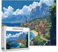 Puzzle 5000 Pieces Adultes Paysage Puzzle Bois Classiques Impossible éDucatif Jigsaw Exerce MéMoire et L'Intuition PâQues Cadeau, avec Affiche Incluse BoîTe Compacte Peut pour Domicile DéCorer H-15