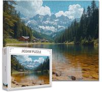 Puzzle 5000 Pieces Adultes Paysage Puzzle Bois Classiques Impossible éDucatif Jigsaw Exerce MéMoire et L'Intuition PâQues Cadeau, avec Affiche Incluse BoîTe Compacte Peut pour Domicile DéCorer V-5