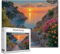 Puzzle 5000 Pieces Adultes Paysage Puzzle Bois Classiques Impossible éDucatif Jigsaw Exerce MéMoire et L'Intuition PâQues Cadeau, avec Affiche Incluse BoîTe Compacte Peut pour Domicile DéCorer X-16