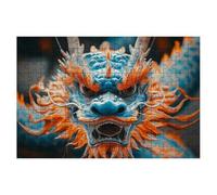 Puzzle 5000 Pièces Adultes, Puzzle 5000 Pieces Dragon, Animaux Puzzles Adulte avec Une Boîte d'emballage Exquise, Jeux Educatifs, Grand Puzzles en Bois, Cadeau Femme Tableau Decoration Murale -1531