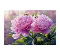 Puzzle 5000 Pièces Adultes, Puzzle 5000 Pièces Fleur pour Adultes et Enfants à Partir de 14 Ans, Jeu de Concentration, Puzzles Pivoine avec Boite pour Décoration Maison, Cadeau Femme/Homme, -3915