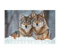 Puzzle 5000 Pièces Adultes, Puzzle 5000 Pieces Neige, Loup Puzzles Adulte avec Une Boîte d'emballage Exquise, Jeux Educatifs, Grand Puzzles en Bois pour Cadeau Femme Tableau Decoration Murale -1875