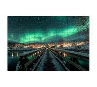 Puzzle 5000 Pièces Adultes, Puzzle 5000 Pieces Paysage, Aurore Puzzles Adulte avec Une Boîte d'emballage Exquise, Jeux Educatifs, Grand Puzzles en Bois, Cadeau Femme Tableau Decoration Murale -1861