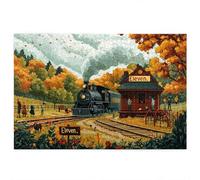 Puzzle 5000 Pièces Adultes, Puzzle 5000 Pièces Paysage pour Adultes et Enfants à Partir de 14 Ans, Jeu de Concentration, Puzzles Automne avec Boite pour Décoration Maison, Cadeau Femme/Homme, -3889