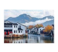 Puzzle 5000 Pièces Adultes, Puzzle 5000 Pièces Paysage pour Adultes et Enfants à Partir de 14 Ans, Jeu de Concentration, Puzzles Montagne avec Boite pour Décoration Maison, Cadeau Femme/Homme, -3597