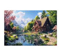 Puzzle 5000 Pièces Adultes, Puzzle 5000 Pièces Paysage pour Adultes et Enfants à Partir de 14 Ans, Jeu de Concentration, Puzzles Jardin avec Boite pour Décoration Maison, Cadeau Femme/Homme, -3641