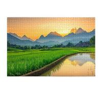 Puzzle 5000 Pièces Adultes, Puzzle 5000 Pièces Paysage pour Adultes et Enfants à Partir de 14 Ans, Jeu de Concentration, Puzzles Coucher Soleil avec Boite pour Décoration Maison, Cadeau Femme, -4415