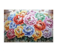 Puzzle 5000 Pièces Adultes, Puzzle 5000 Pièces Pivoine pour Adultes et Enfants à Partir de 14 Ans, Jeu de Concentration, Puzzles Fleurs avec Boite pour Décoration Maison, Cadeau Femme/Homme, -4407