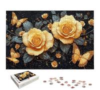 Puzzle 5000 Pièces Adultes, Puzzle 5000 Pieces Rose pour Adultes, Grand Puzzles Bois Papillon avec Boite, Jeu de Concentration pour Toute la Famille, Décoration Maison, Cadeau Femme/Homme, -5457