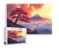Puzzle 5000 Pièces Adultes Puzzle Arbre Paysage Classiques Impossible Jigsaw Bois, Difficile Jigsaw Grande Taille 156 x 105 cm, 2025 DIY Famille Challenge Jouets, Cadeaux de Pâques pour Adultes Q-1