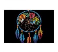 Puzzle 5000 Pièces Adultes, Puzzle Attrape-Rêves pour Adulte, Grand Puzzles Bois avec Boite Cadeau 156x105cm, Jeu de Concentration pour Adultes, Decoration Noel, Cadeau Femme Homme, Thème: Fleur, T-95