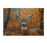 Puzzle 5000 Pièces Adultes, Puzzle Cerf pour Adulte, Grand Puzzles Bois avec Boite Cadeau 156x105cm, Jeu de Concentration pour Adultes, Decoration Noel, Idee Cadeau Femme Homme, Thème: Automne, H-37