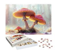 Puzzle 5000 Pièces Adultes, Puzzle Champignon pour Adulte et Enfants, Grand Puzzles Bois avec Boite, Jeu de Concentration pour Adultes, 5000 Pièces Puzzles Mignon pour Décoration Murale, Cadeau, -8302