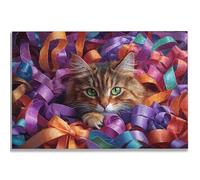 Puzzle 5000 Pièces Adultes, Puzzle Chat pour Adulte Débutant, 156x105 cm Grand Puzzles Coloré avec Boite, Jeu de Concentration pour Adultes, Puzzles Bois pour Décoration Maison, Cadeau Femme, -3116